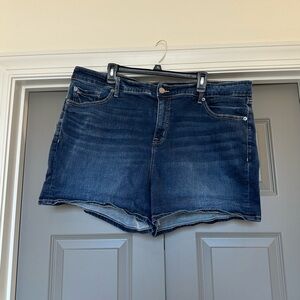Torrid Dark Blue Jean Shorts